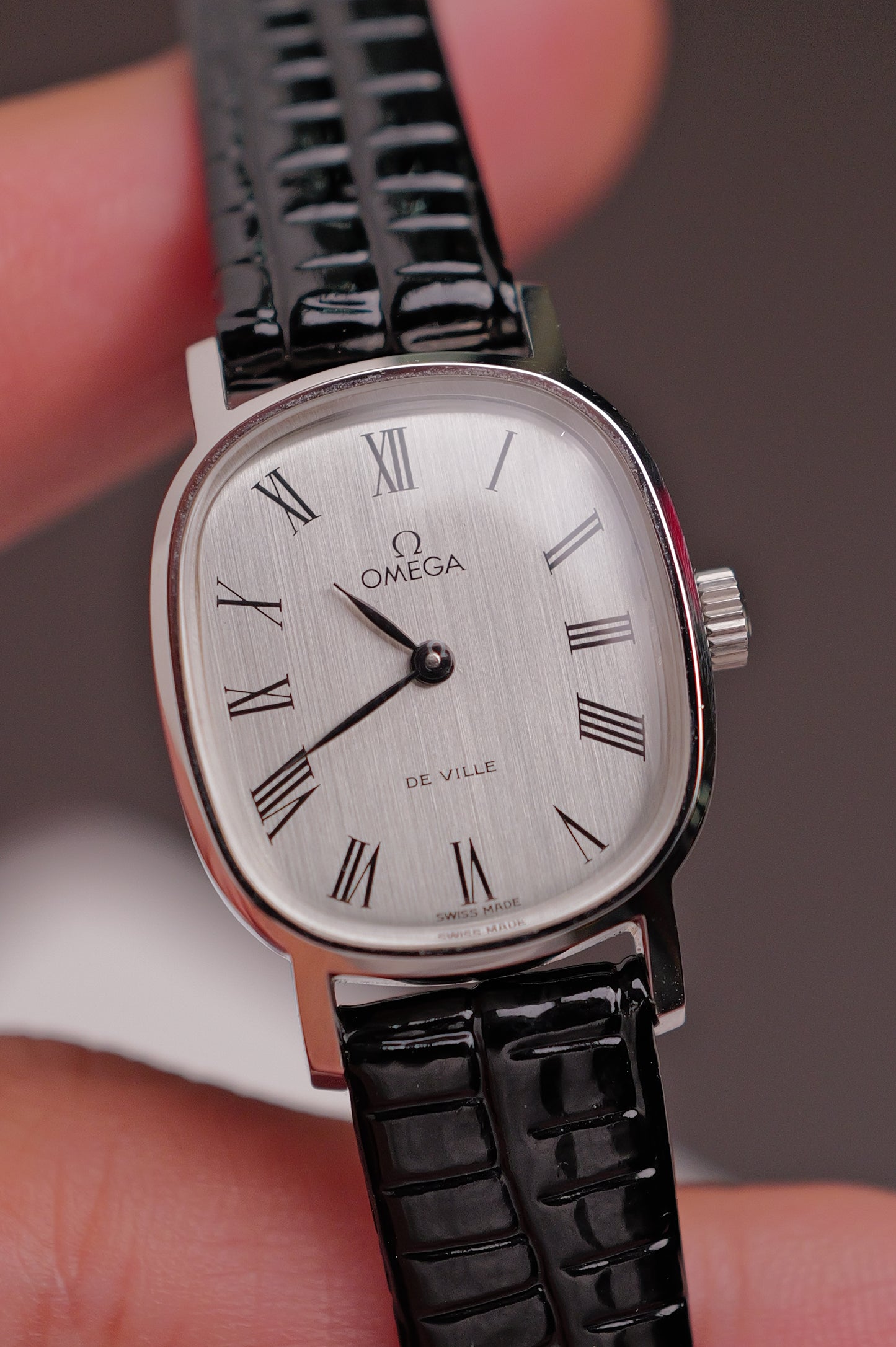 Omega Ellipse "Brushed Silver" Circa. 1970s