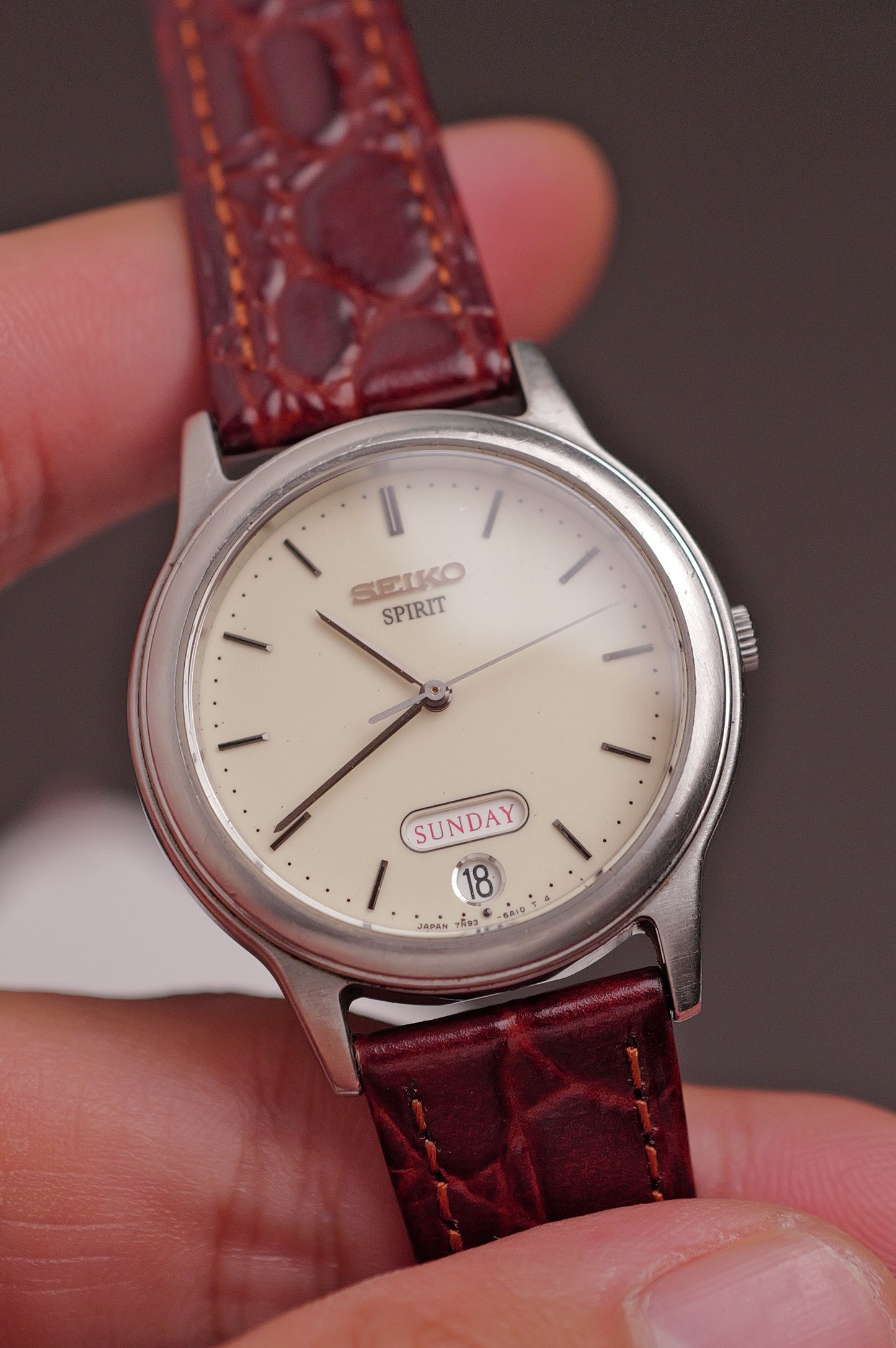 Seiko Spirit "Classic Day-date" Circa. 1993 w/ original bracelet