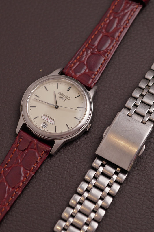 Seiko Spirit "Classic Day-date" Circa. 1993 w/ original bracelet