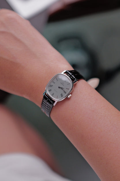 Omega Ellipse "Brushed Silver" Circa. 1970s