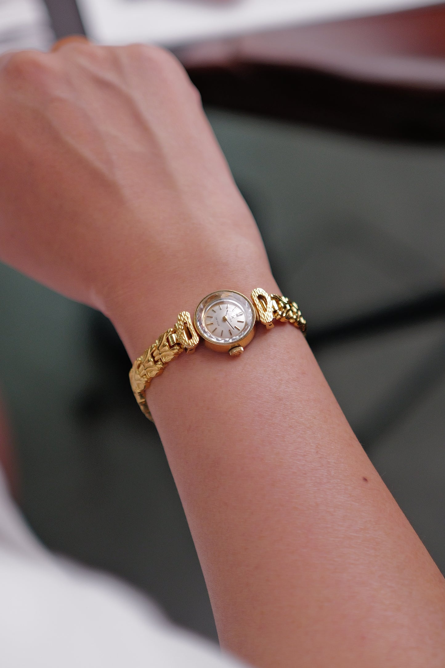 Omega Cocktail Art-deco w/ custom bracelet Circa. 1970s