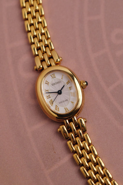 Seiko Exceline "Guilloche Oval" Circa. 1995