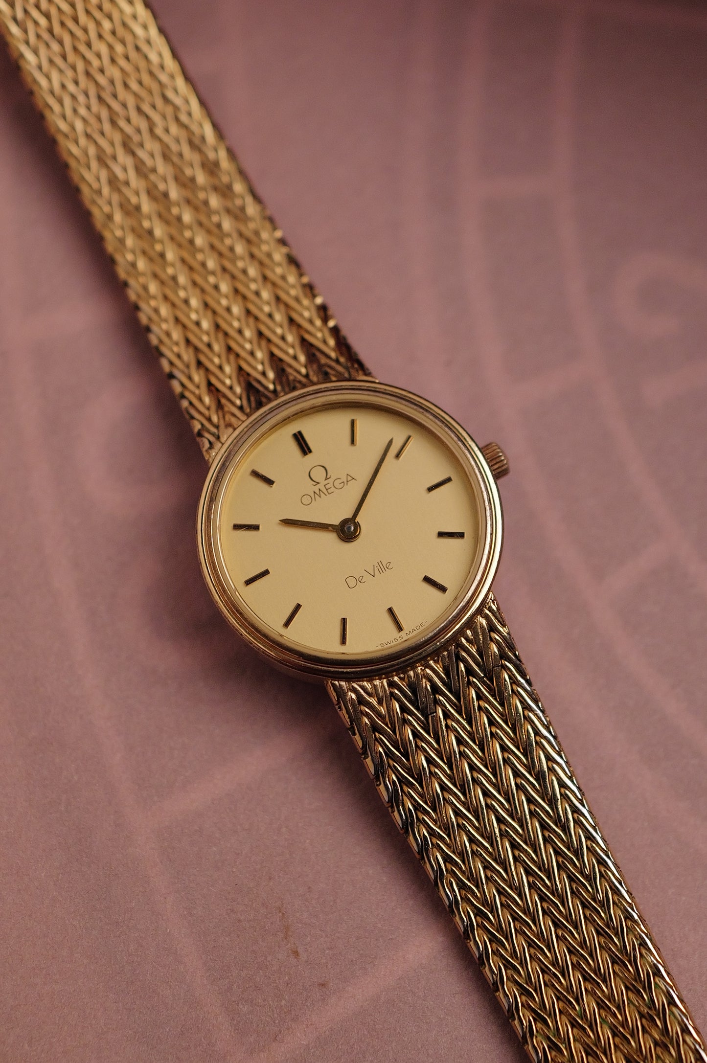 Omega De-ville "Woven-links" Circa. 1980s