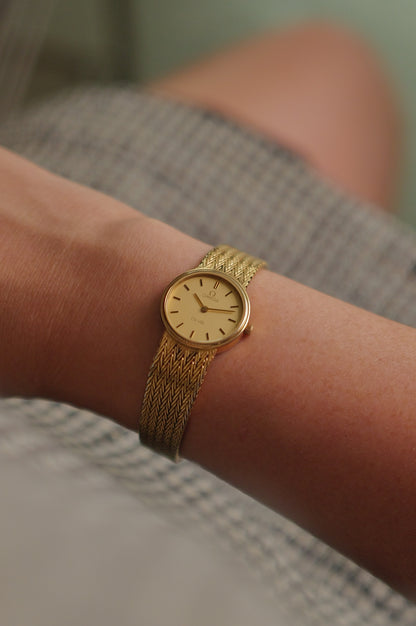 Omega De-ville "Woven-links" Circa. 1980s