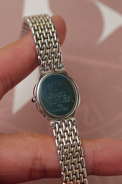 Seiko Exceline "Diamond petals" Mother of pearl circa. 1990
