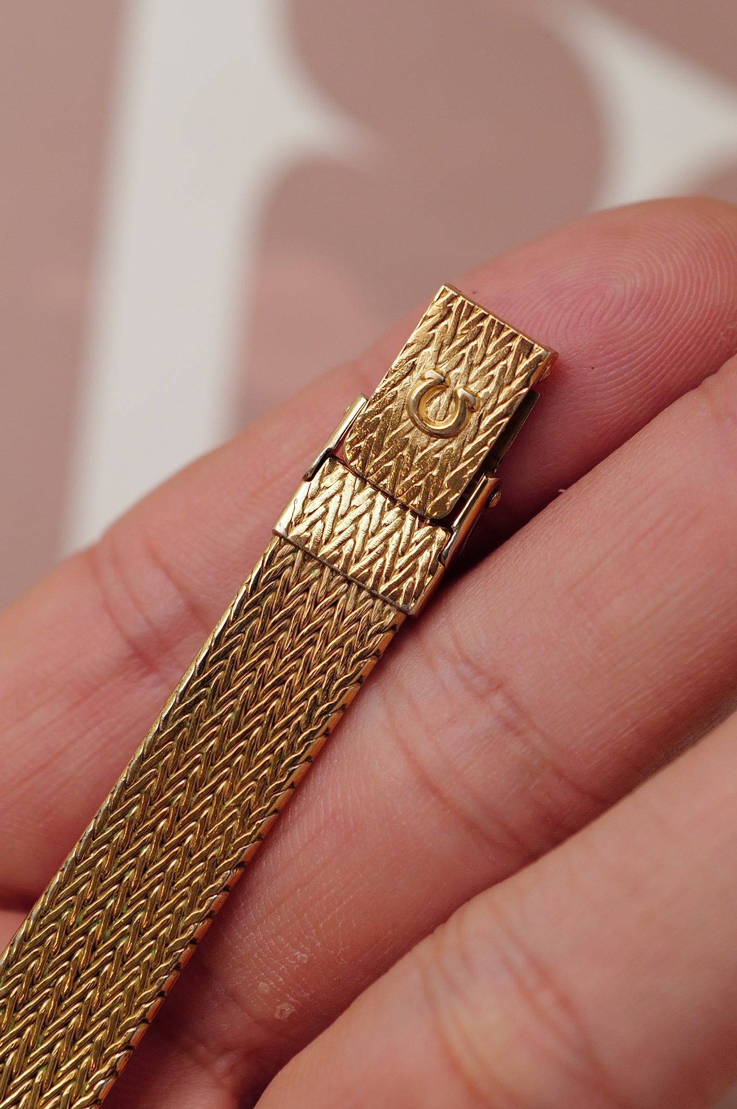 Omega De-ville "Woven-links" Circa. 1980s