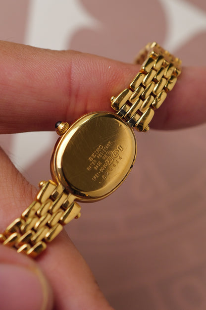 Seiko Exceline "Guilloche Oval" Circa. 1995