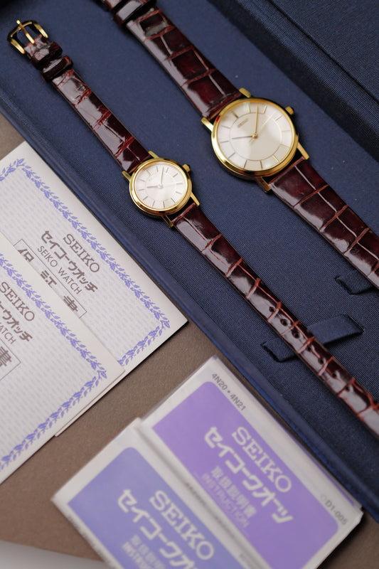 Seiko Couple Set Circa. 2001 w/ Full set