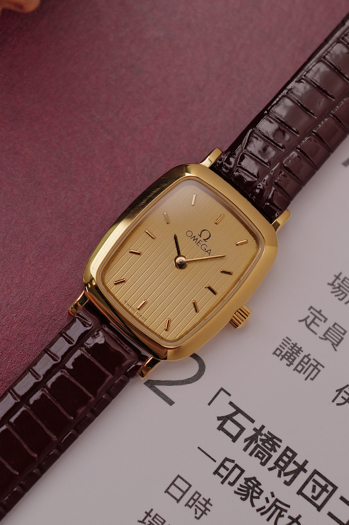 Omega Mini-Tonneau "Linen" Circa. 1990s