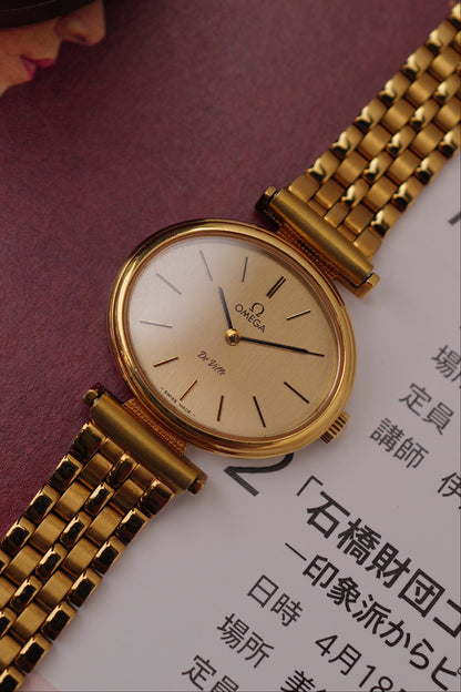 Omega De-ville Oval w/ Custom bracelet circa. 1980s