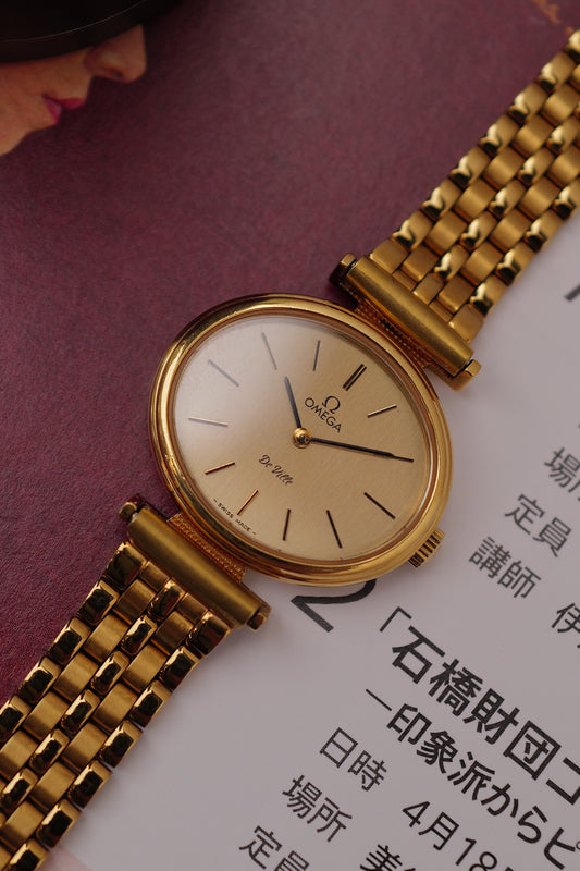 Omega De-ville Oval w/ Custom bracelet circa. 1980s