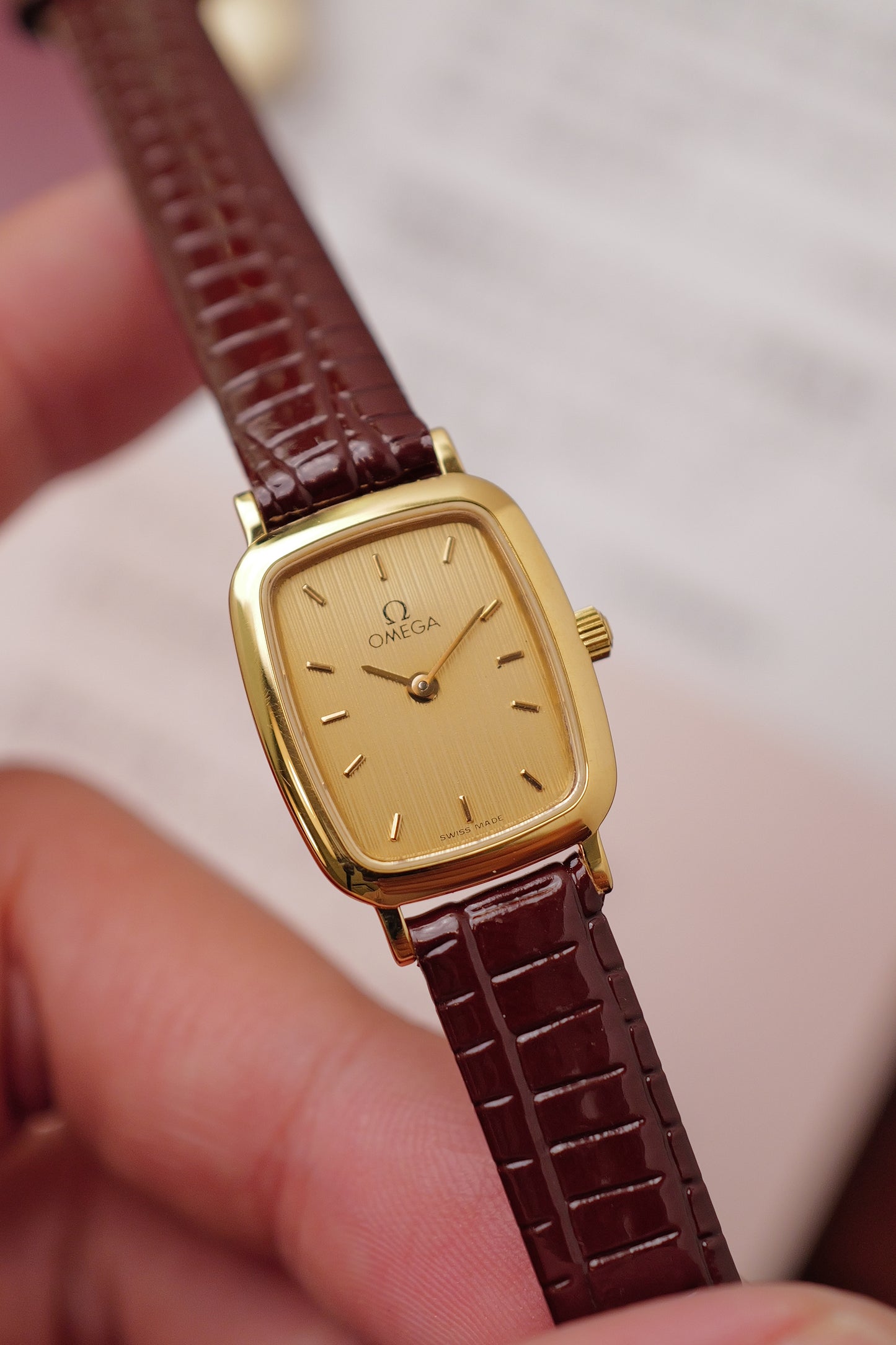 Omega Mini-Tonneau "Linen" Circa. 1990s