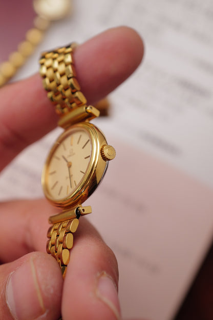 Omega De-ville Oval w/ Custom bracelet circa. 1980s