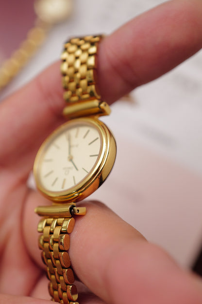 Omega De-ville Oval w/ Custom bracelet circa. 1980s