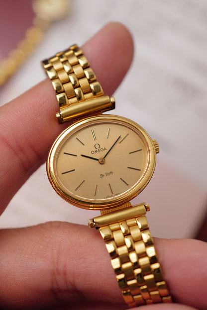 Omega De-ville Oval w/ Custom bracelet circa. 1980s