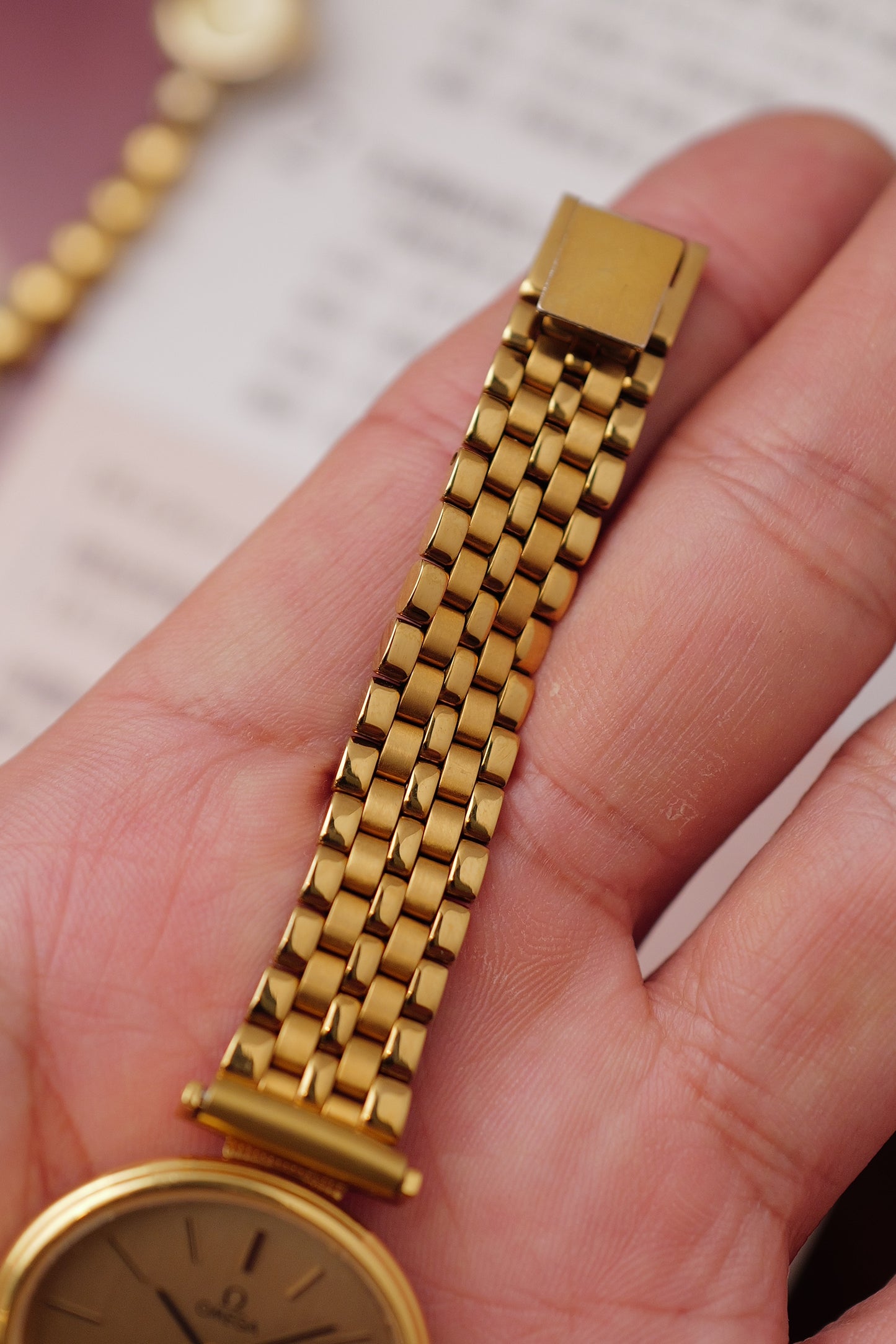 Omega De-ville Oval w/ Custom bracelet circa. 1980s