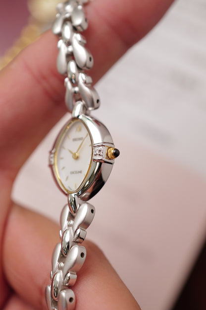 Seiko Exceline Mother of Pearl dial Tear-drop Bracelet Circa.1992