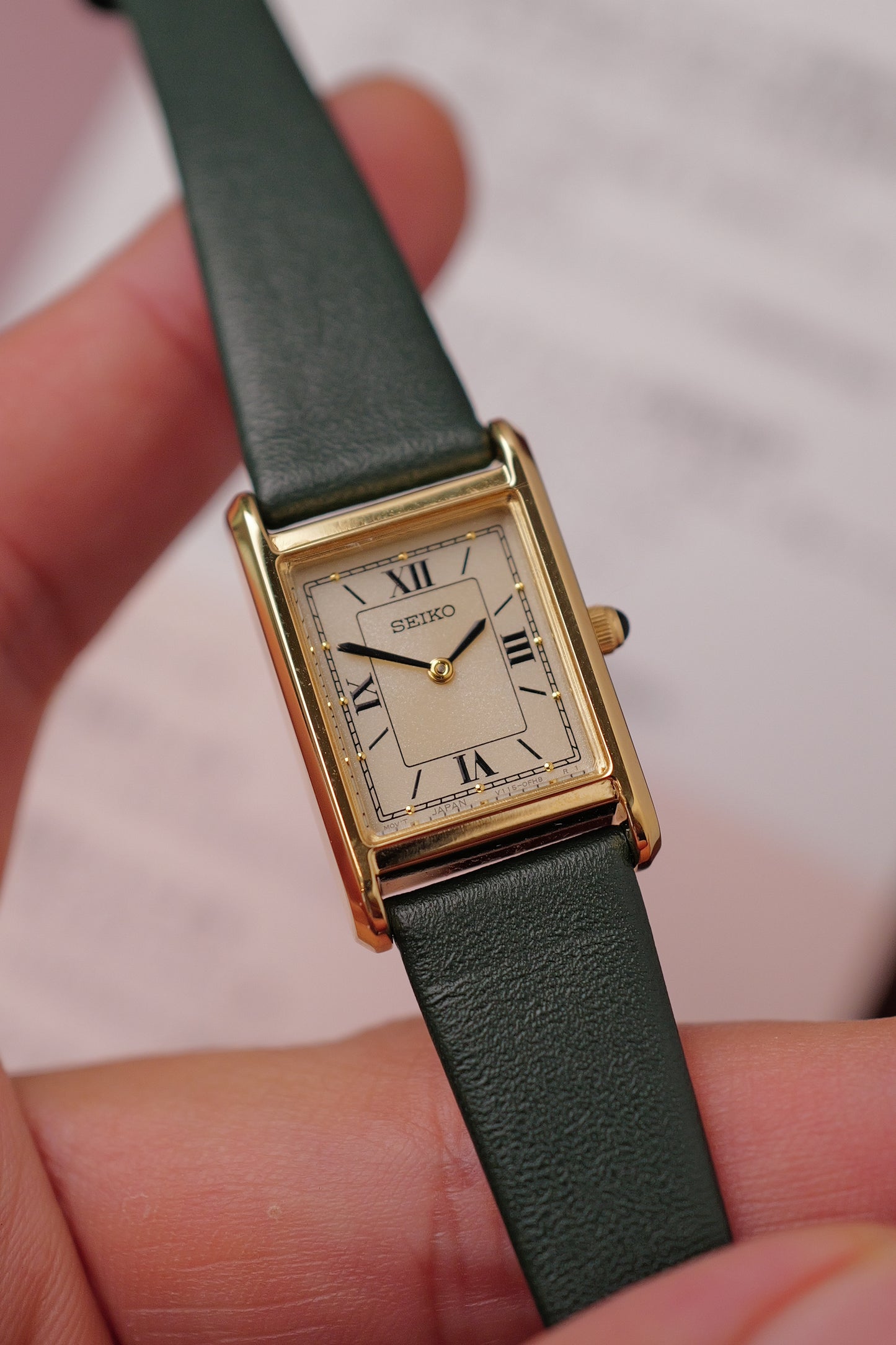 Seiko Tank Nano Universe w/ original box and papers