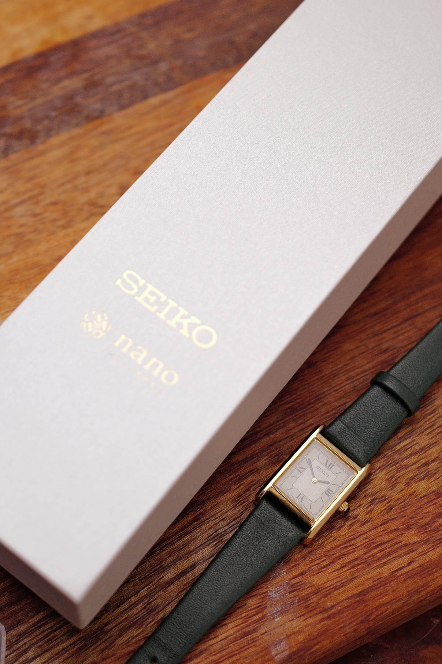 Seiko Tank Nano Universe w/ original box and papers