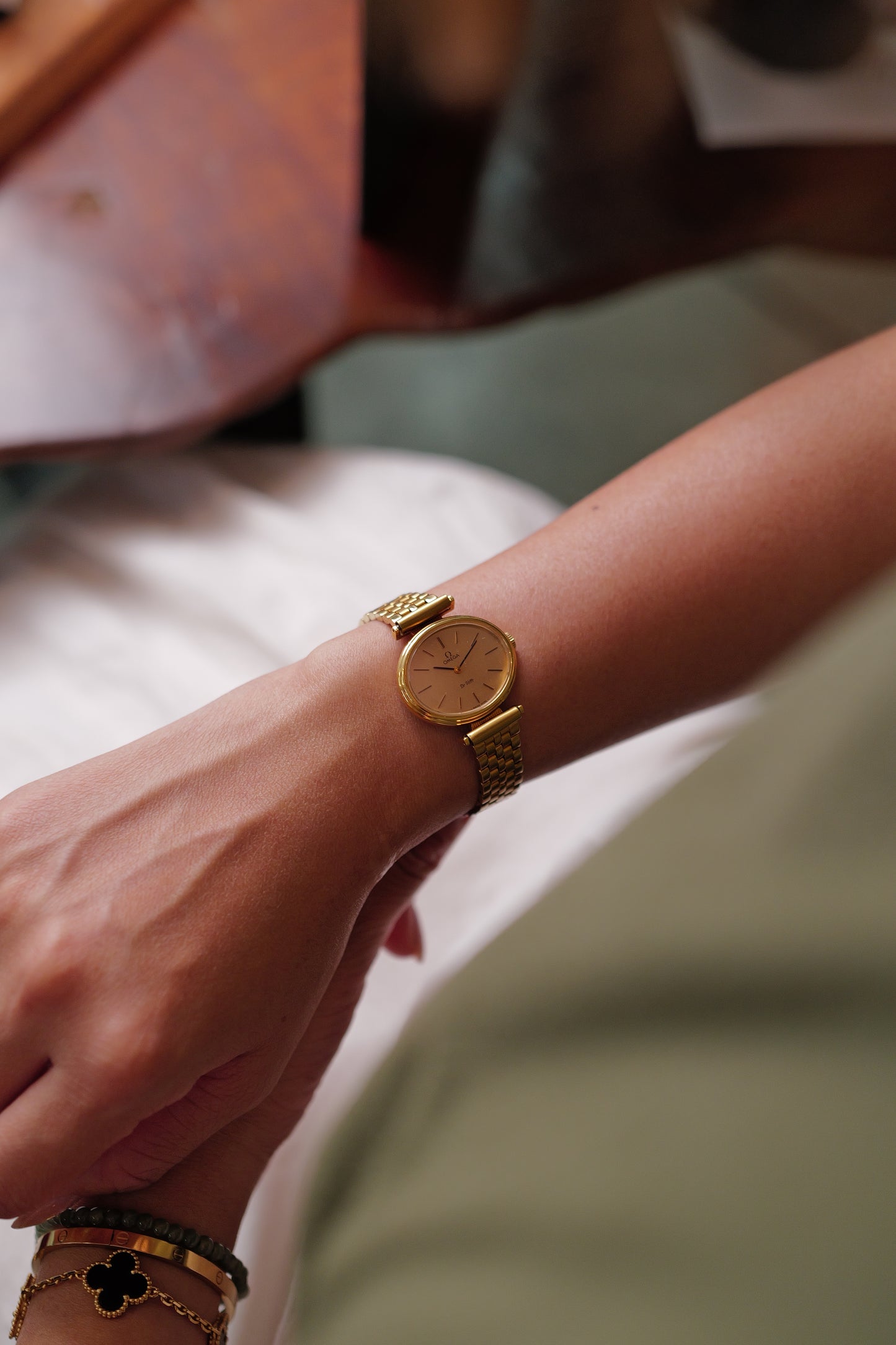 Omega De-ville Oval w/ Custom bracelet circa. 1980s