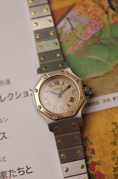 Cartier Santos Octa SM Quartz Ref. 187903 Circa. 1980s