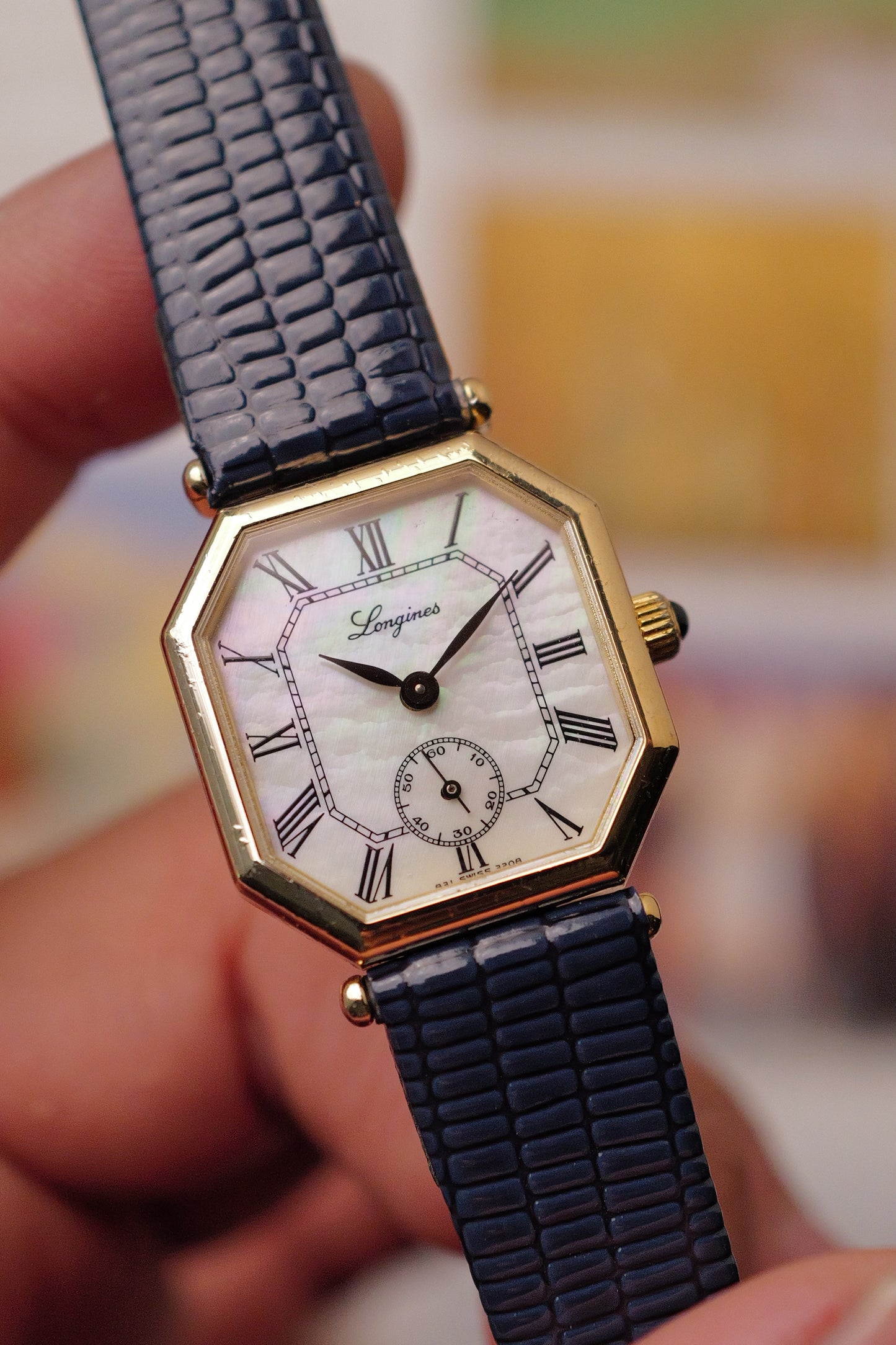 Longines Octagonal "Mother of Pearl" Circa. 1980s