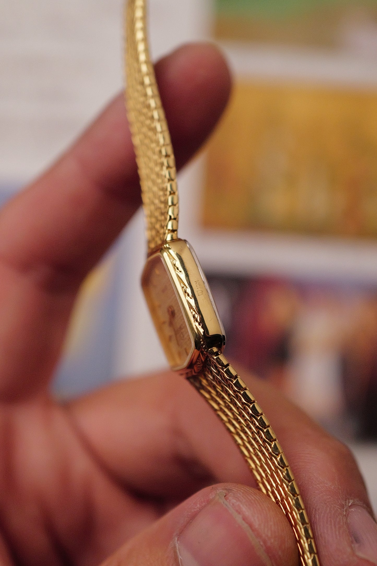 omega De-ville "waffle" Integrated Bracelet Circa. 1980s
