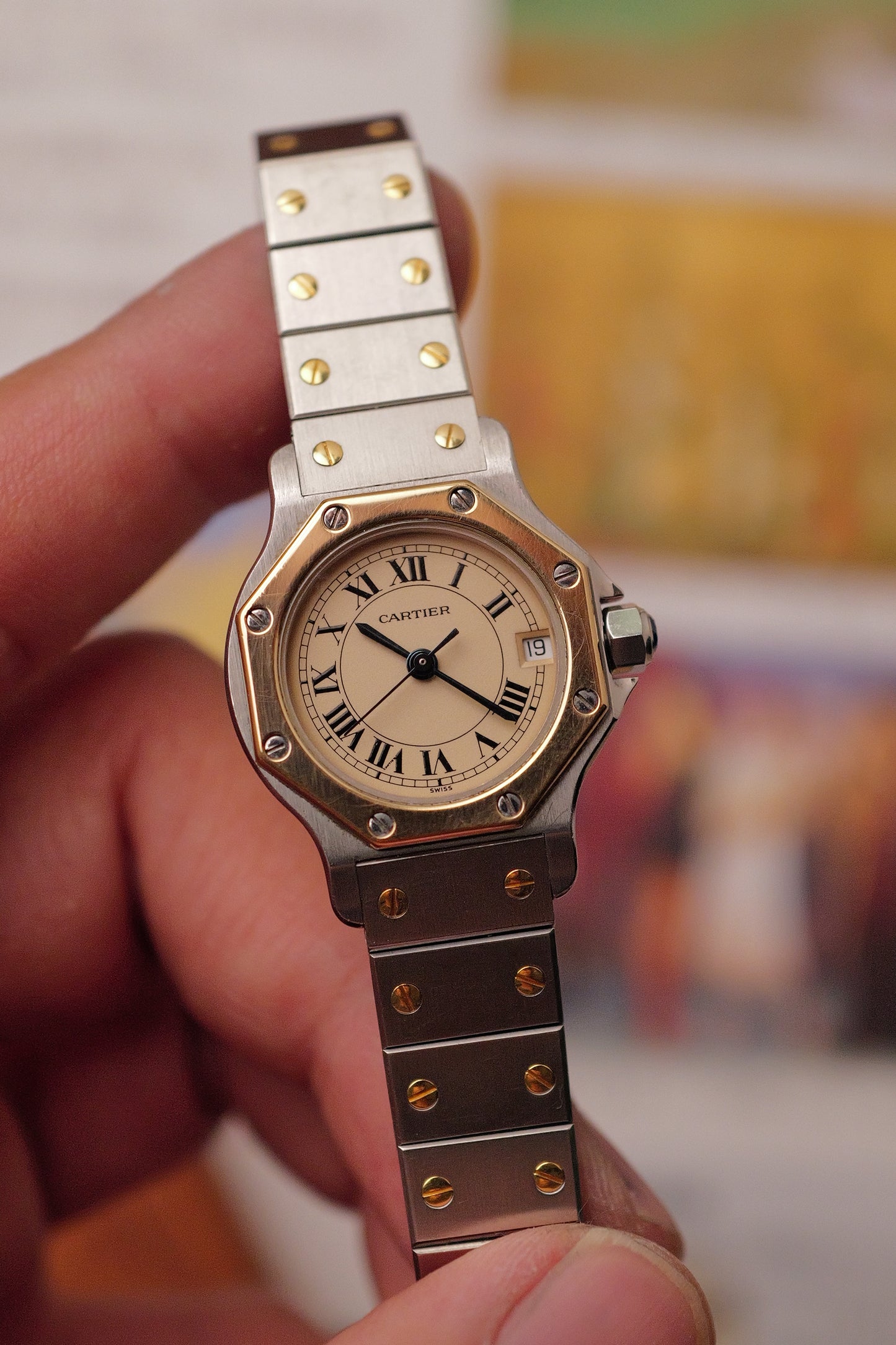 Cartier Santos Octa SM Quartz Ref. 187903 Circa. 1980s