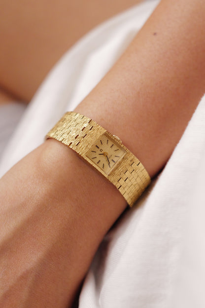 Omega Art-Deco "bark" Bracelet Circa. 1970s