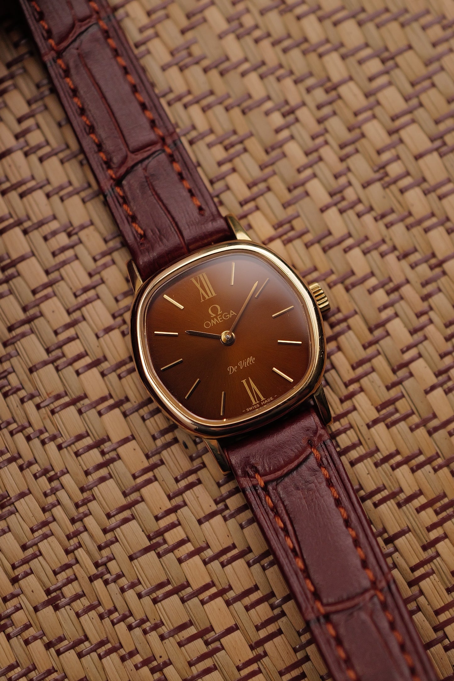 Omega De-ville "Sunburst Orange" Circa. 1970s
