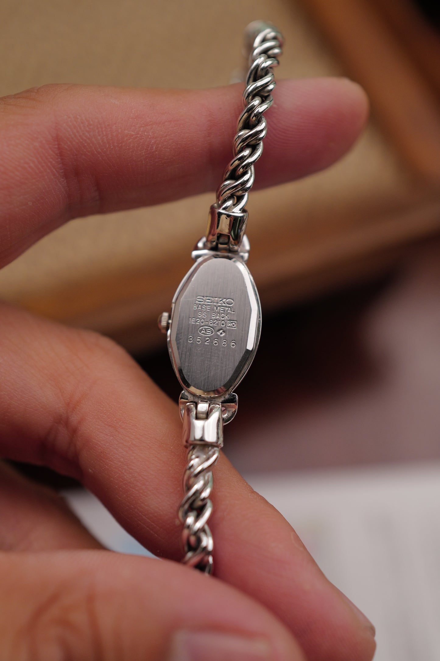 Seiko "silver Rosevine" Bracelet Circa. 1986