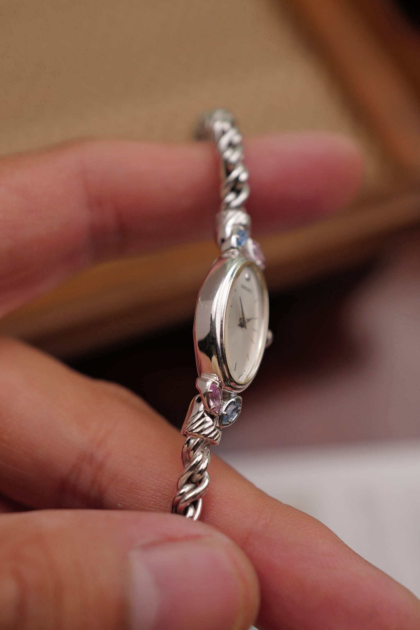Seiko "silver Rosevine" Bracelet Circa. 1986