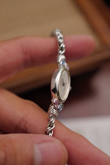 Seiko "silver Rosevine" Bracelet Circa. 1986