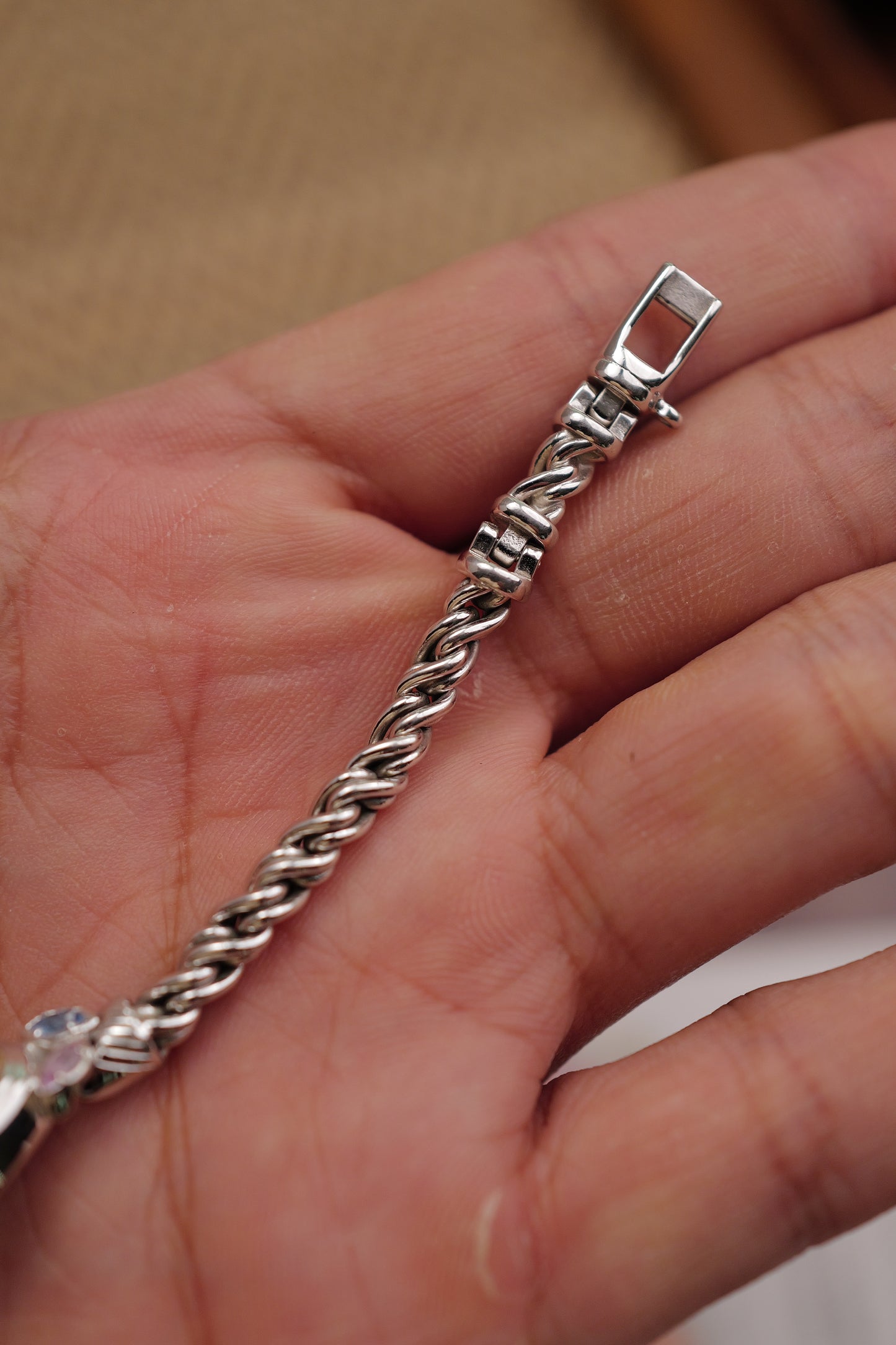 Seiko "silver Rosevine" Bracelet Circa. 1986