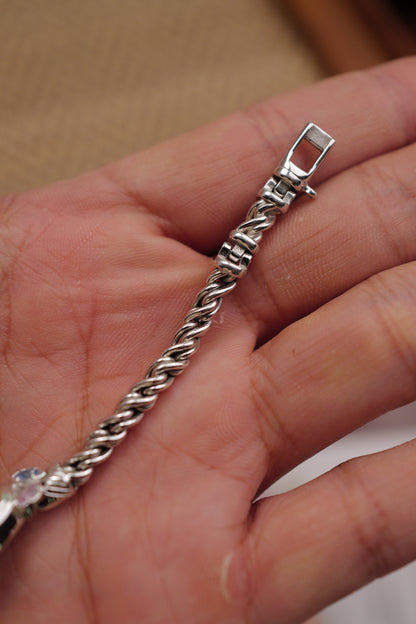 Seiko "silver Rosevine" Bracelet Circa. 1986