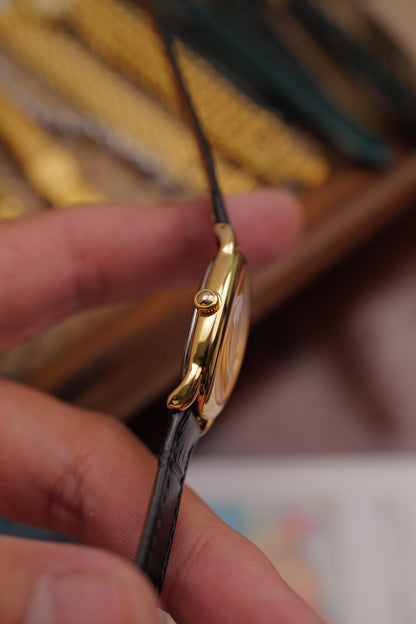 Seiko Ladies "Baignoire" Gold Circa. 1995