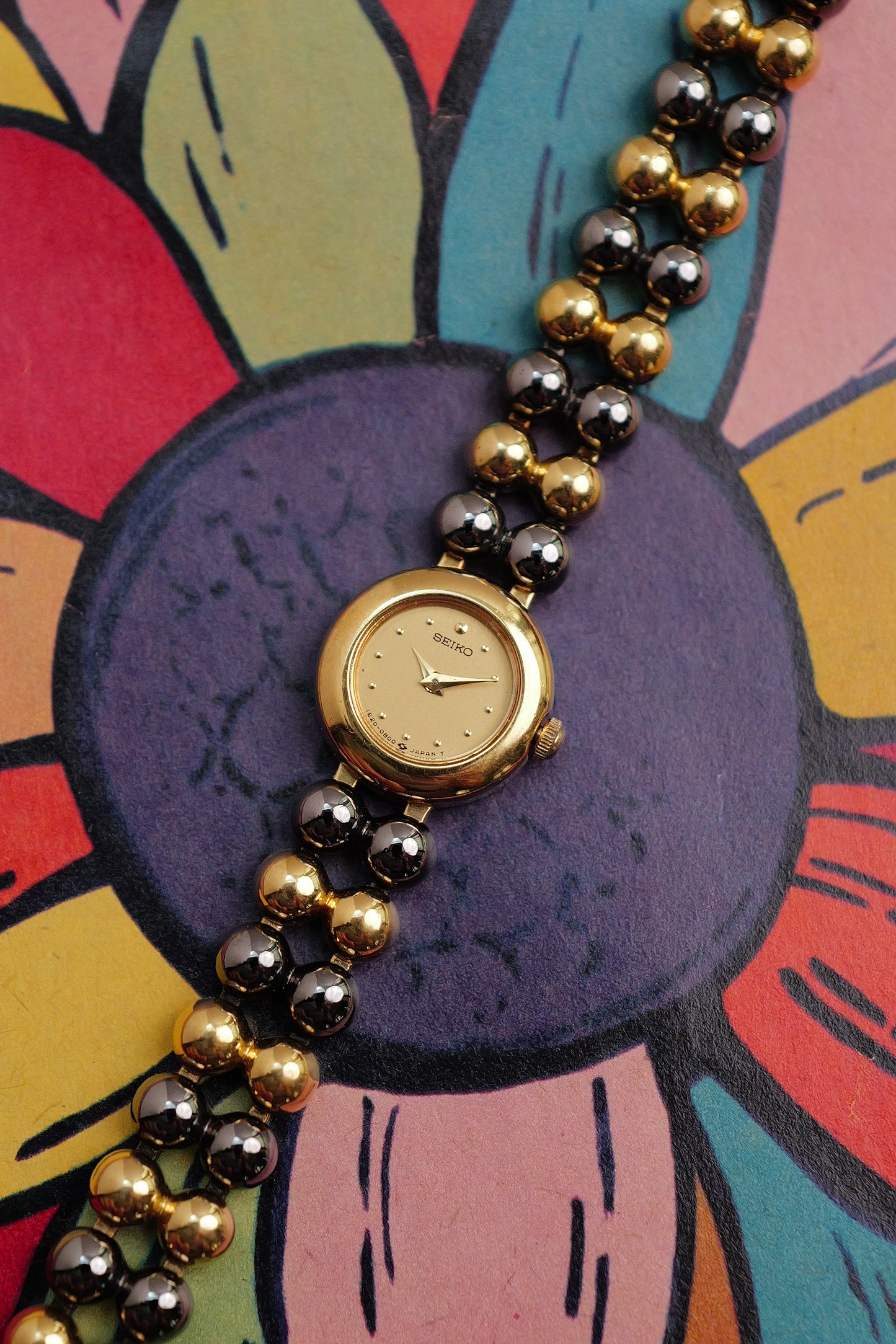 Seiko "2-tone Beaded Pearls" Circa. 1995