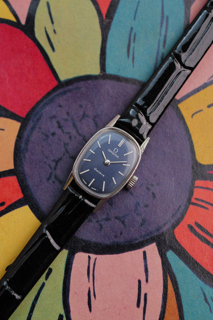 Omega "mini ellipse" in blue  Circa. 1970s