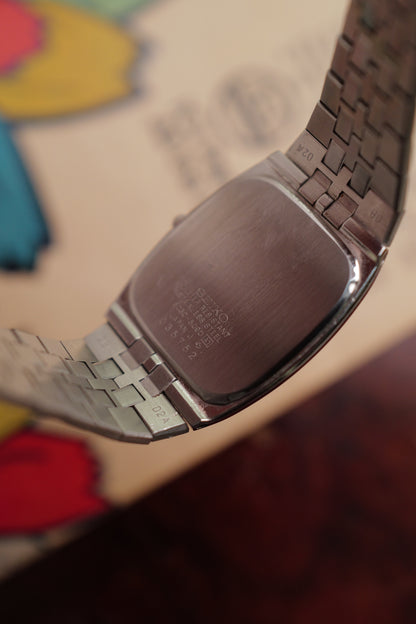 Seiko Quartz Integrated Brick Bracelet Circa. 1980