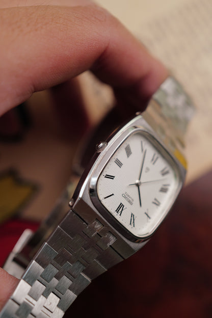 Seiko Quartz Integrated Brick Bracelet Circa. 1980