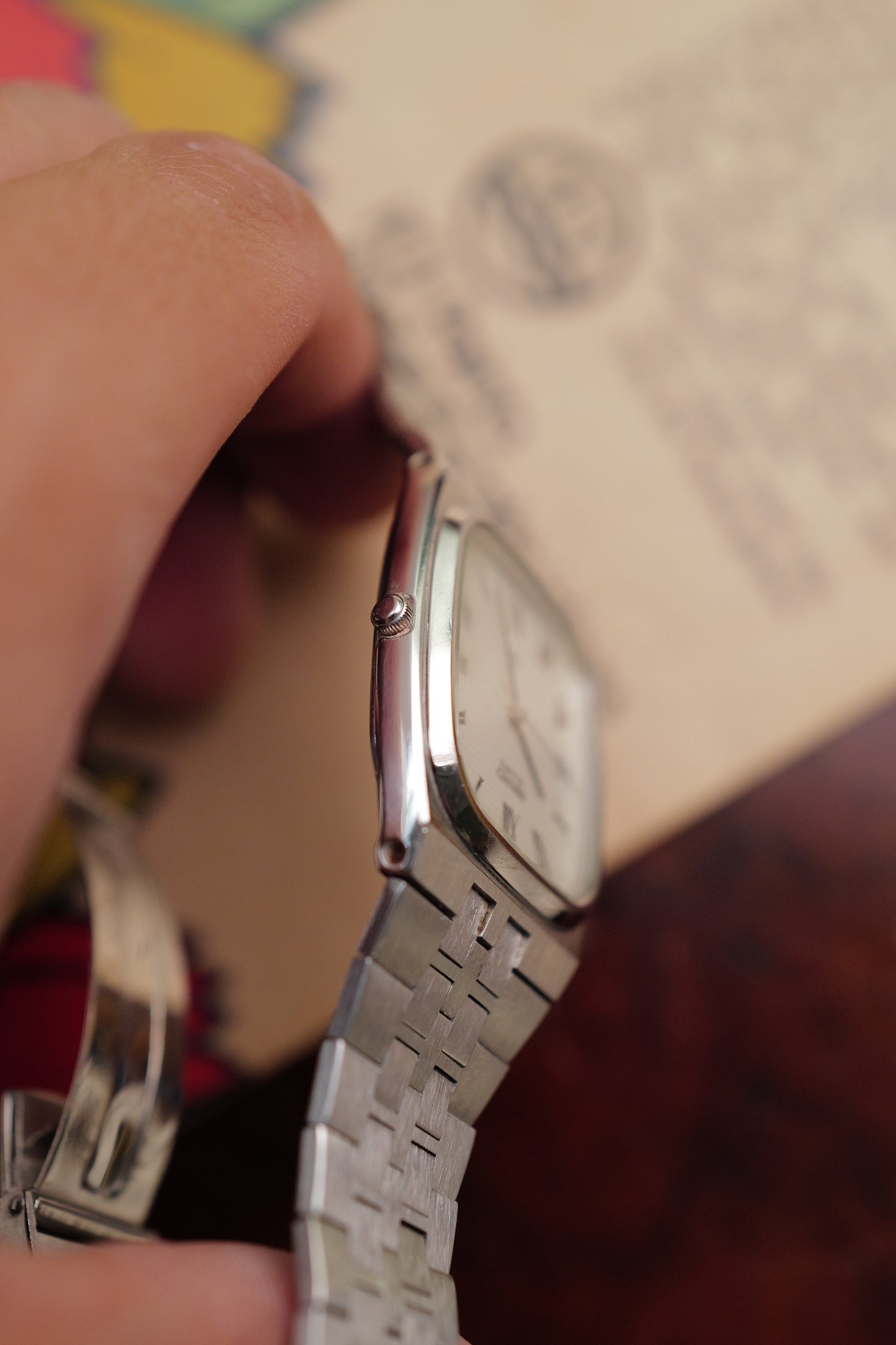 Seiko Quartz Integrated Brick Bracelet Circa. 1980