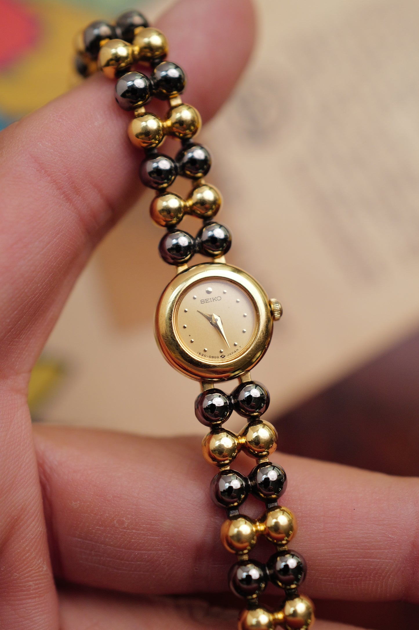 Seiko "2-tone Beaded Pearls" Circa. 1995