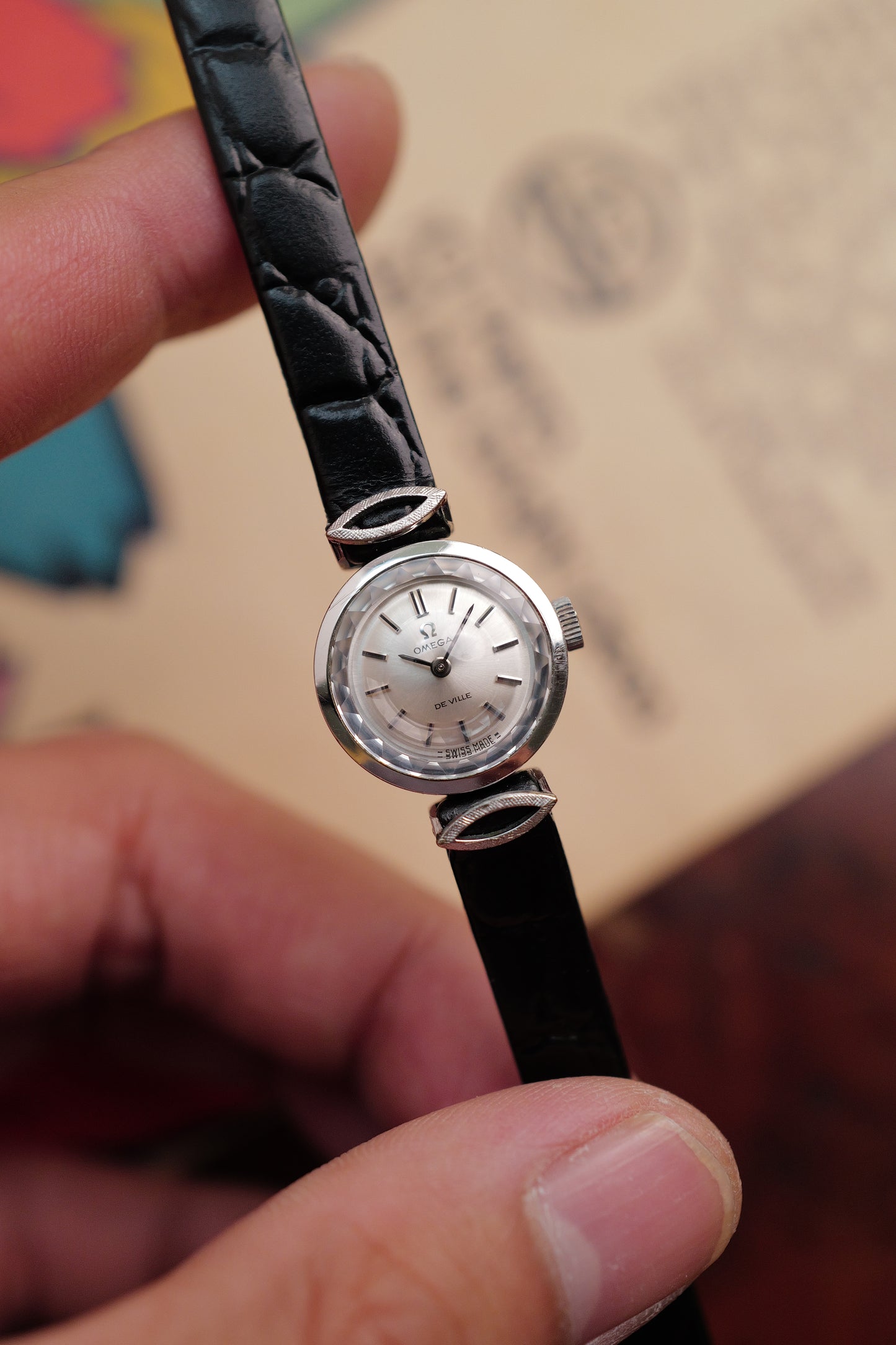Omega "Cocktail Saphette" in steel Circa. 1960s