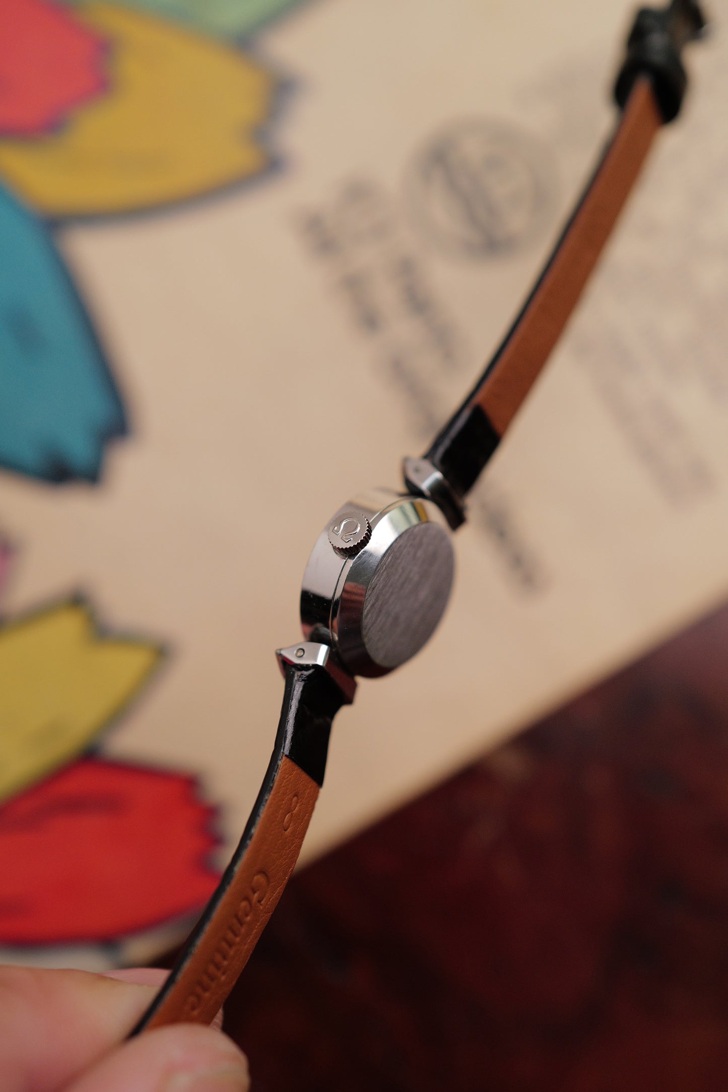 Omega "Cocktail Saphette" in steel Circa. 1960s
