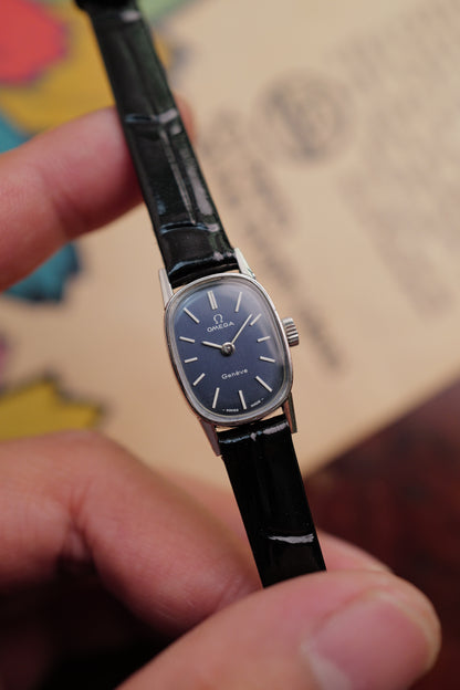 Omega "mini ellipse" in blue  Circa. 1970s