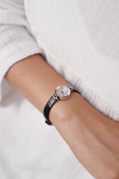 Omega "Cocktail Saphette" in steel Circa. 1960s
