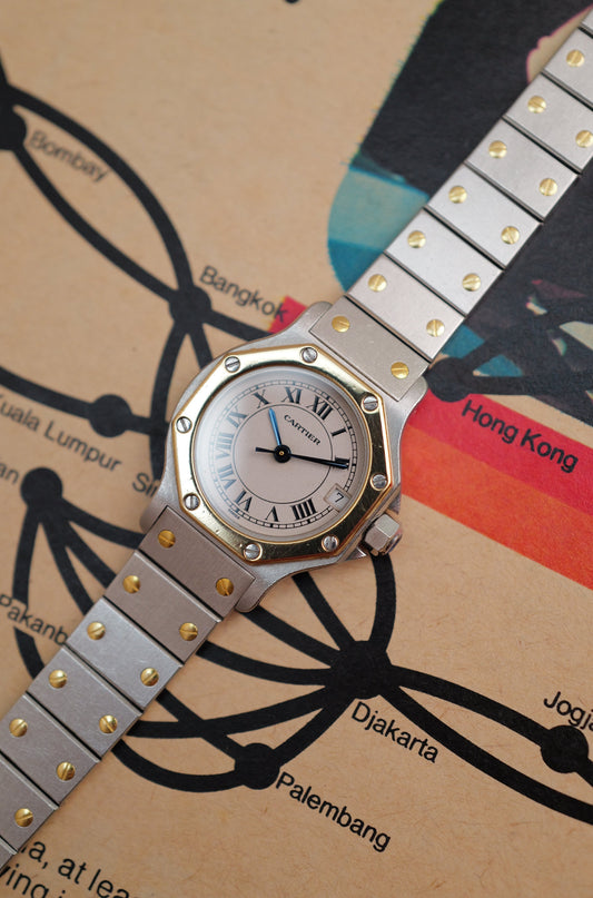 Cartier Santos Octa SM Quartz Ref. 187903 Circa. 1980s