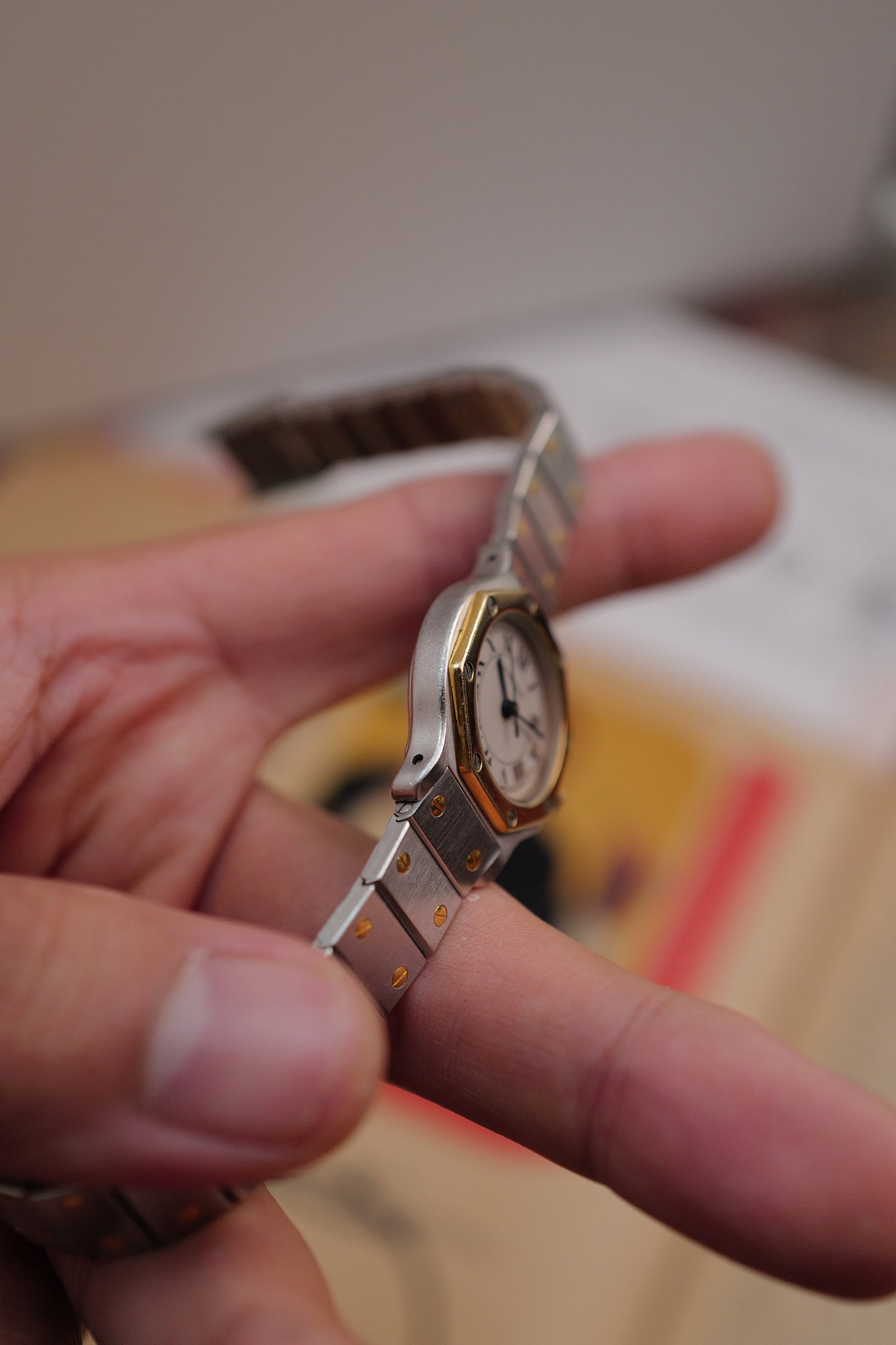 Cartier Santos Octa SM Quartz Ref. 187903 Circa. 1980s