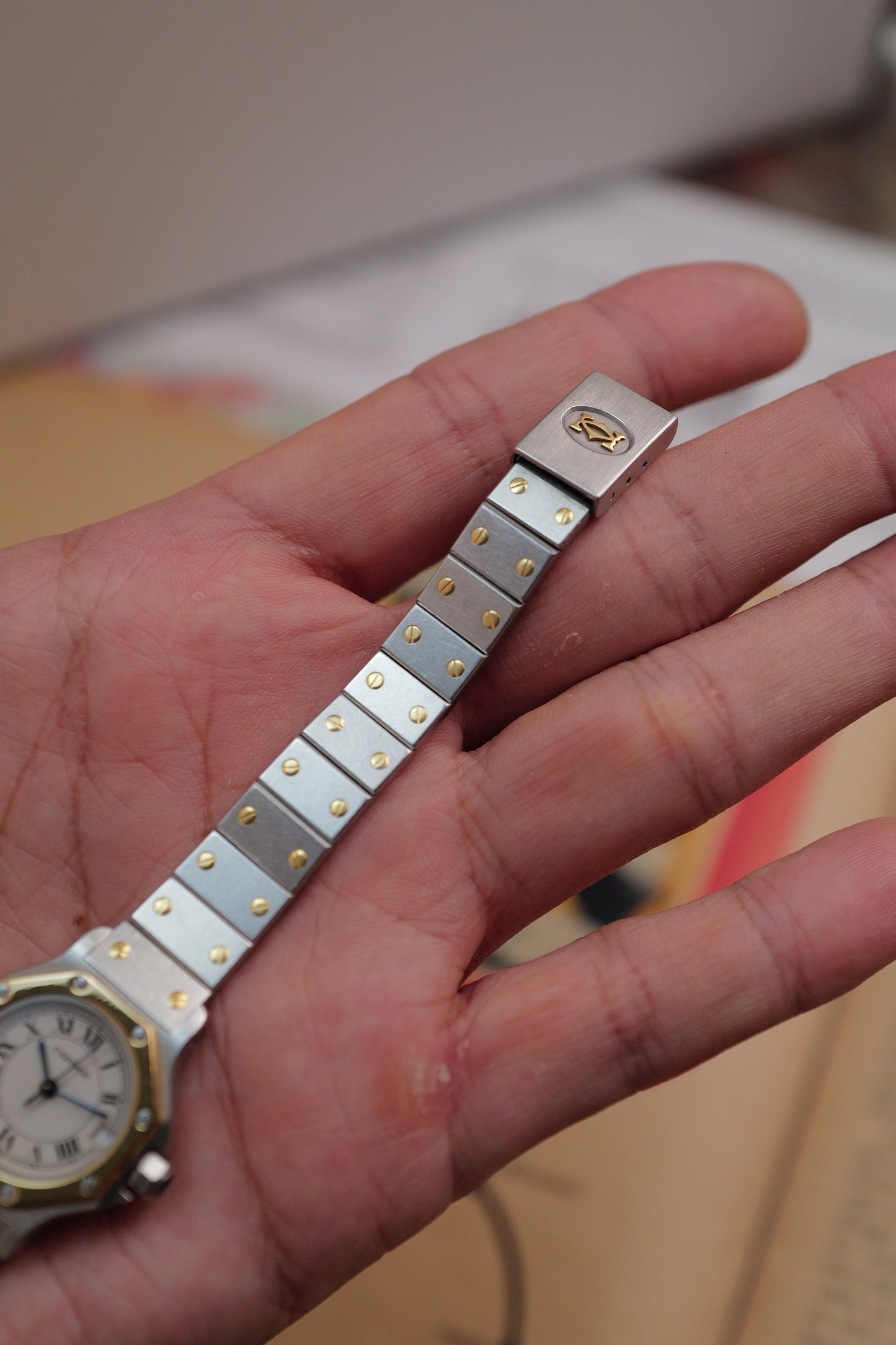 Cartier Santos Octa SM Quartz Ref. 187903 Circa. 1980s