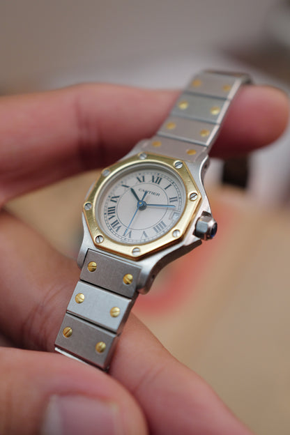 Cartier Santos Octa SM Quartz Ref. 187903 Circa. 1980s